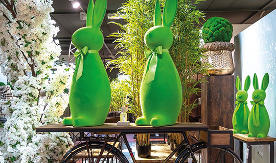 Hoppla, hopp. Die Hasen sind gekommen